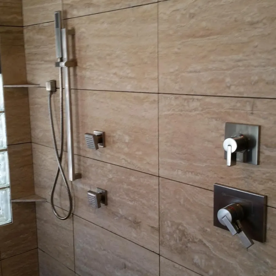 Shower fixture installation for Frozen Pipe Repair in Sandwich